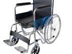 Commode Wheel Chair Fold