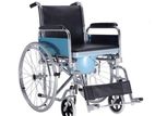 Commode Wheel Chair Foldable