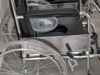 Commode Wheel Chair - Foldable