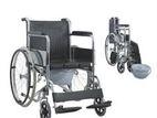 Commode Wheel Chair Foldable