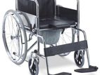 Commode Wheel Chair Foldable කොමඩ් රෝද පුටු