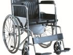 Commode Wheel Chair Foldable කොමඩ් රෝද පුටු