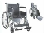 Commode Wheel Chair Foldable කොමඩ් රෝද පුටු