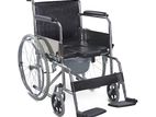 Commode Wheel Chair Foldable කොමඩ් රෝද පුටු