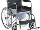 Commode Wheel Chair Foldable කොමඩ් රෝද පුටුව -