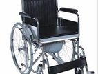 Commode Wheel Chair Foldable කොමඩ් රෝද පුටුව