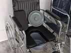Commode Wheel Chair Full Option Bed Type Adjustable