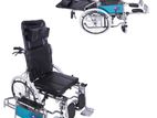 Commode Wheel Chair Full Option Reclining Wheelchair