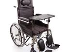 Commode Wheel Chair Full Option With Food Table