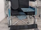 Commode Wheel Chair කොමඩ් රෝද පුටුව Foldable Imported
