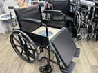 Commode Wheel Chair Powder Corted Fiber Seat Alloy Wheels
