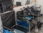 Commode Wheel Chair Reclining High Back