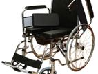 Commode Wheel Chair With Arm Adjustable Easy Travel