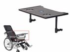 Commode Wheel Chair With Food Table