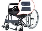 Commode Wheel Chair With Seat Belt Foldable කොමඩ් රෝද පුටු