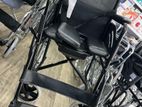 Commode Wheelchair Black Powder Coated