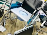 Commode Wheelchair Fiber Seat with Cushion
