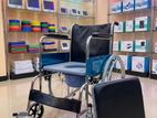 Commode Wheelchair Fiber Seat With Cushion