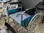 Commode Wheelchair Fiber Seat with Cushion