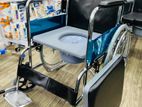 Commode Wheelchair Fiber Seat With Cushion