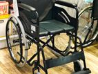 Commode Wheelchair Powder Coated Black Edition With Safety Belt