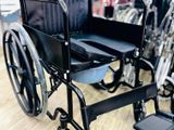 Commode Wheelchair Powder Corted Black Edition Alloy Wheels