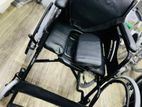 Commode Wheelchair Powder Corted Black Edition With Safety Belt