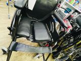 Commode Wheelchair Powder Corted Black Edition With Safety Belt