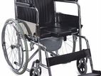 Commode Wheelchair (with wheels)