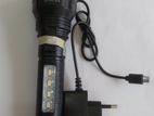 Compact 1W LED Flashlight with 2W Side Light