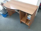 Compact Wooden Office Desk with Storage