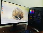 Complete AMD Ryzen 5 Desktop PC Setup with 24" IPS Monitor