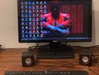 Complete Desktop Computer Full Set (Dell Monitor + Casing Speakers)
