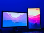 Complete Dual-Monitor i5 10th Gen Gaming Editing Desktop Setup
