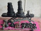Complete home gym equipment set available for sale