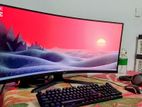 Complete RTX 4060 Gaming PC Setup (i5-10400F /144Hz Curved Monitor)