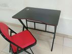 Computer Desk With Folding Chair