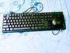 Computer keyboard with Mouse