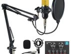 Condensor Mic with V8 Sound Card