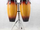 Conga Natural Percussion Drum Pair Congas