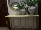 Console Table with Mirror