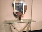 Console Table with Mirror