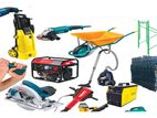 Construction Equipments set Renting Services