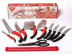 Contour Pro Knives - 10 Pcs Stainless Steel Kitchen Knife Set