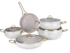 Cookware Casserole Set Granit 9PCS