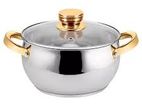 COOKWARE CASSEROLE WITH LID 24CM