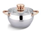 COOKWARE CASSEROLE WITH LID 24CM