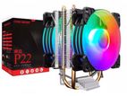 Cool Moon P22 RGB Air Cooler ( 2 Fan )