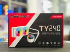 COOLMOON ARGB TY240 Liquid Cooler (Black)