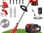 cordless grass cutter rechargeable brush trimmer